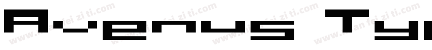 Avenus Type Regular字体转换